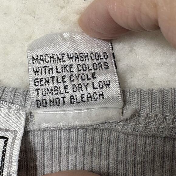 Vtg Carolina Bay Plus Size Tank Top Women 2x Gray Rib Knit Basic Boho Outdoor - Picture 4 of 6